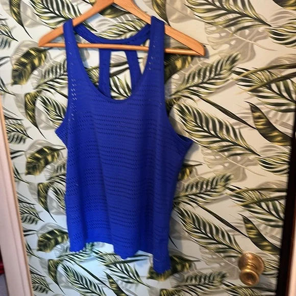 ii51 blue tank top Tek gear Large L - Picture 2 of 4